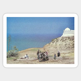One of the many marabouts (shrines) in Morocco Sticker